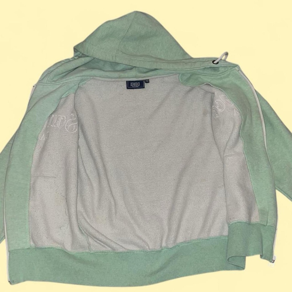 Green Hooded Women's Hoodie - Picture 2 of 6